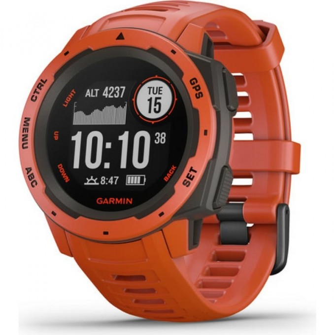 Часы GARMIN INSTINCT FLAME RED 010-02064-02 Часы GARMIN INSTINCT FLAME RED 010-02064-02