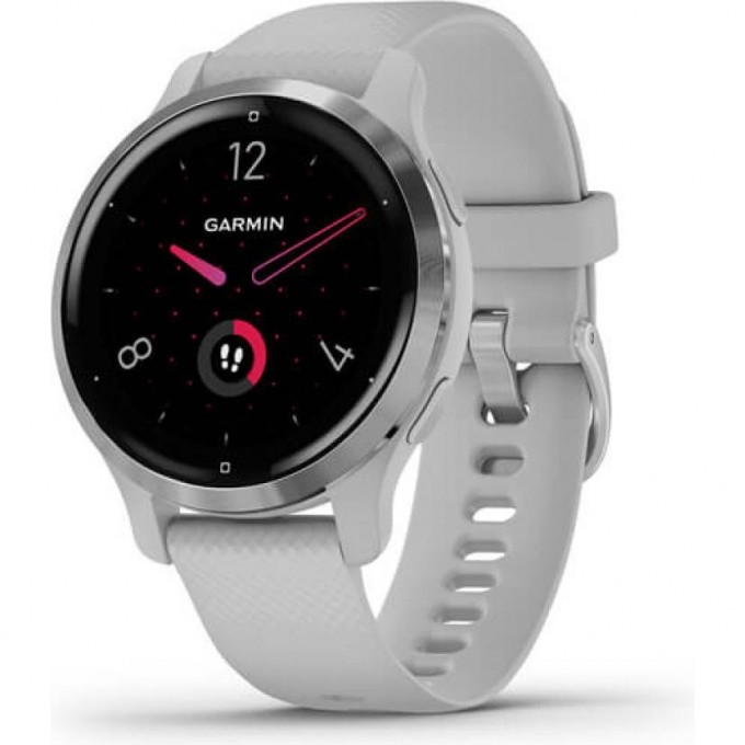 Часы GARMIN VENU 2S SILVER STAINLESS STEEL BEZEL WITH MIST GRAY CASE AND SILICONE BAND 010-02429-12 Часы GARMIN VENU 2S SILVER STAINLESS STEEL BEZEL WITH MIST GRAY CASE AND SILICONE BAND 010-02429-12