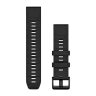Ремешок для часов Garmin QuickFit 22 силиконовые черные 010-13392-02