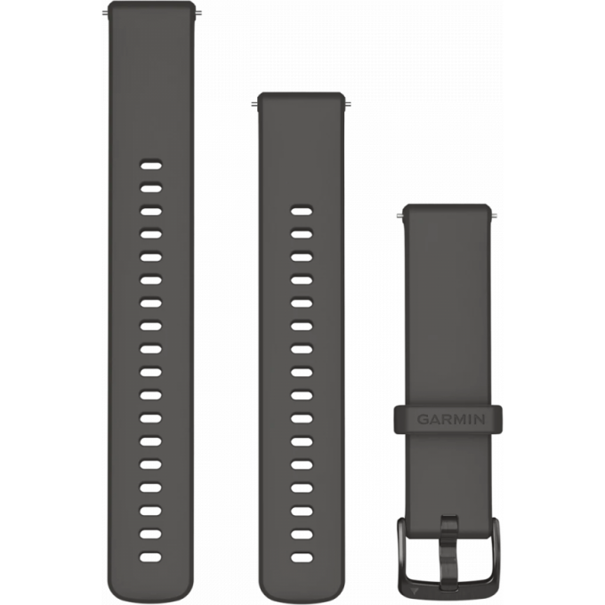 Ремешок GARMIN QUICK RELEASE BANDS (18 MM) PEBBLE GREY, SLATE HARDWARE 11658 Ремешок GARMIN QUICK RELEASE BANDS (18 MM) PEBBLE GREY, SLATE HARDWARE 11658