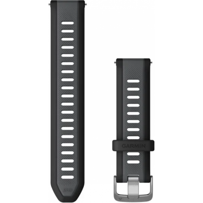 Ремешок GARMIN QUICK RELEASE BANDS (20 MM) BLACK/SLATE GREY 11686 Ремешок GARMIN QUICK RELEASE BANDS (20 MM) BLACK/SLATE GREY 11686