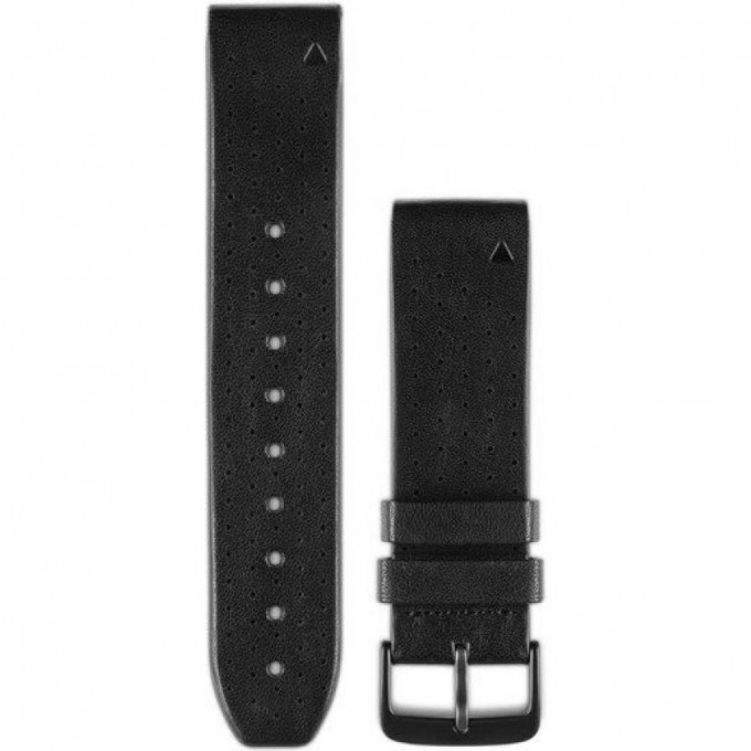 Ремешок GARMIN QUICKFIT 22MM BAND PERFOR BLACK LEATHER 10131 Ремешок GARMIN QUICKFIT 22MM BAND PERFOR BLACK LEATHER 10131