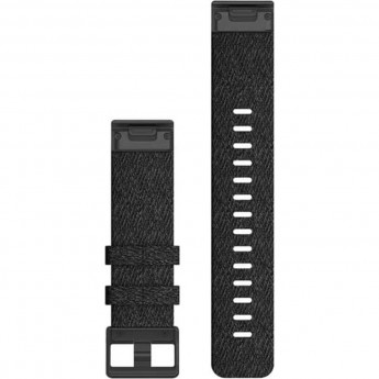 Ремешок сменный для GARMIN FENIX 6 22MM HEATHERED BLACK NYLON