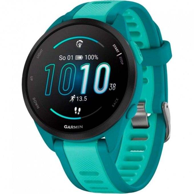 Смарт-часы GARMIN FORERUNNER 165 MUSIC, силиконовый ремешок цвета бирюзовый/аква 010-02863-32 Смарт-часы GARMIN FORERUNNER 165 MUSIC, силиконовый ремешок цвета бирюзовый/аква 010-02863-32