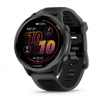 Смарт-часы GARMIN FORERUNNER 570 (47 мм) грифельно-серый алюминий/черный Смарт-часы GARMIN FORERUNNER 570 (47 мм) грифельно-серый алюминий/черный