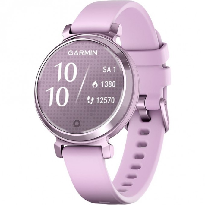 Смарт-часы GARMIN LILY 2, сиреневый металлик с сиреневым силиконовым ремешком 010-02839-01 Смарт-часы GARMIN LILY 2, сиреневый металлик с сиреневым силиконовым ремешком 010-02839-01