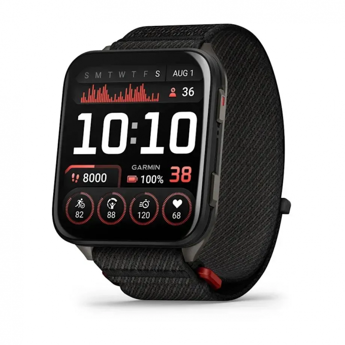 Смарт-часы GARMIN VENU X1 черно-сланцевый титан с черным нейлоновым ремешком ComfortFit 010-02980-02 Смарт-часы GARMIN VENU X1 черно-сланцевый титан с черным нейлоновым ремешком ComfortFit 010-02980-02