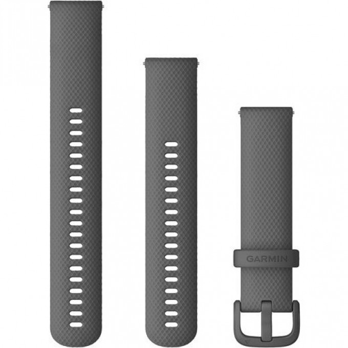 Ремешок сменный GARMIN Quick Release 20 серый (силикон) 010-11251-9S Ремешок сменный GARMIN Quick Release 20 серый (силикон) 010-11251-9S